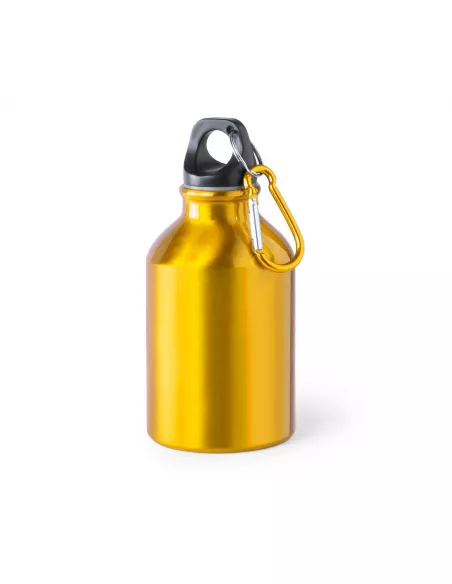 Botella de aluminio personalizada dorada