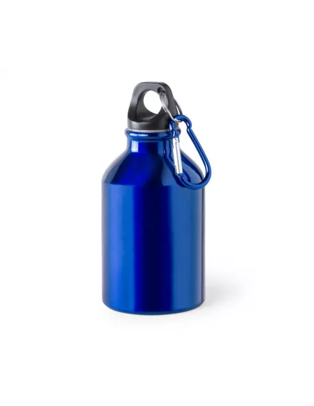 Botella de aluminio personalizada azul