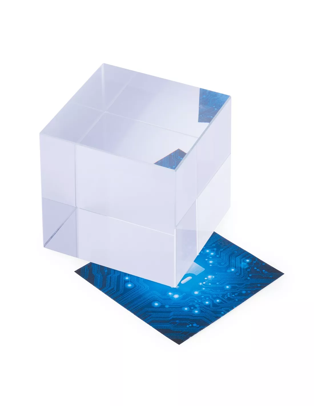 Pisapapeles Cubo de Cristal Cudor