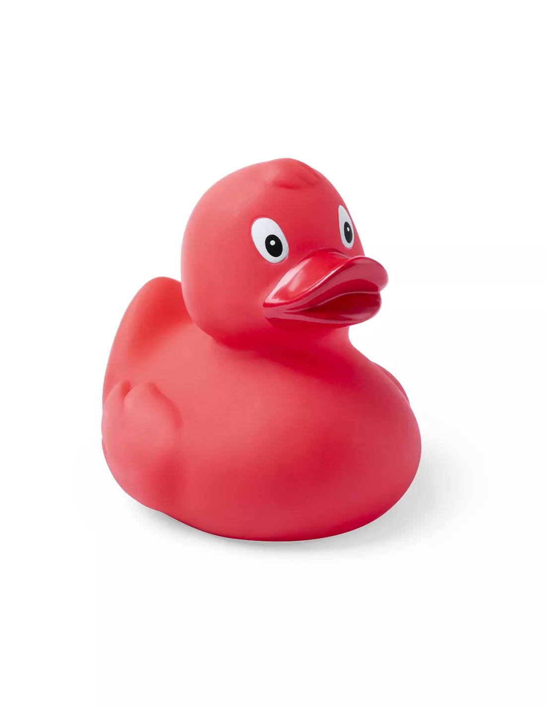 Pato de Goma Personalizado en color rojo