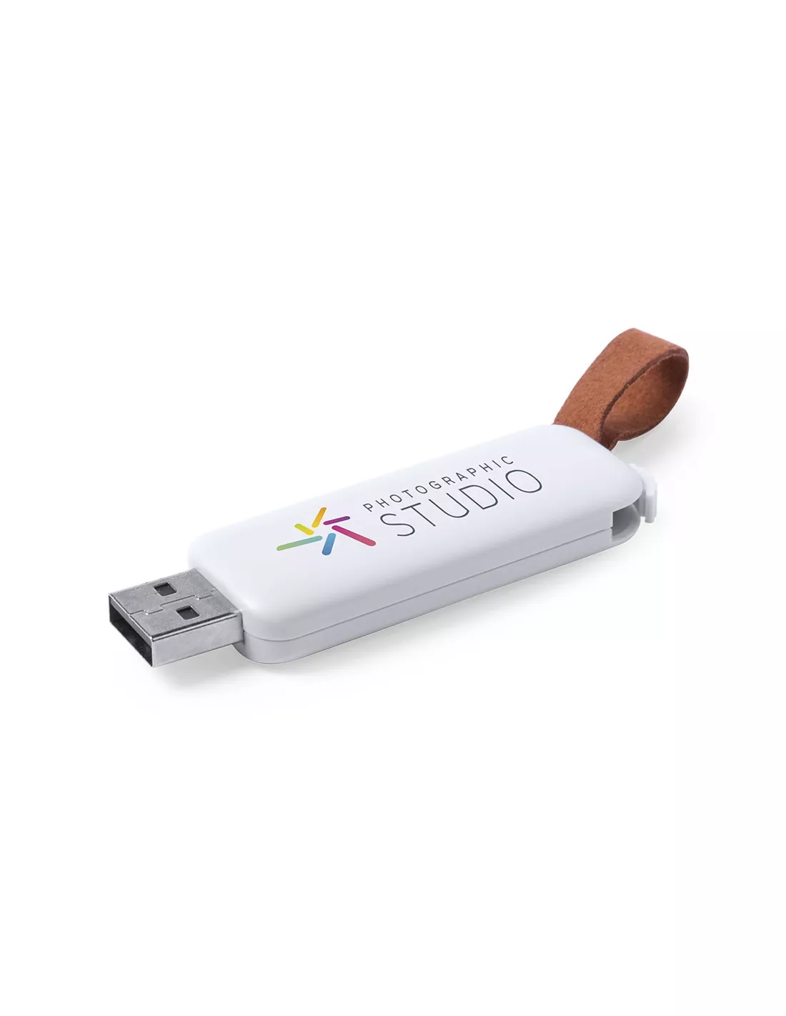 Pendrive USB con cinta de cuero Zilak 16Gb para personalizar