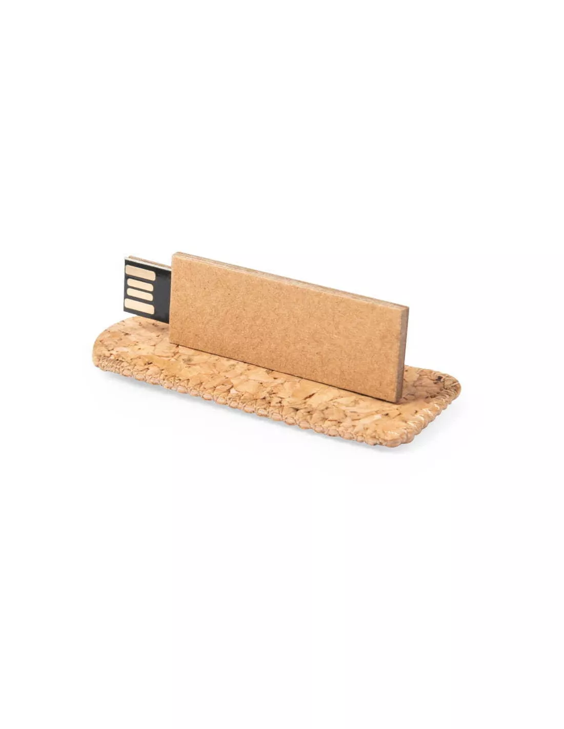 Pendrive eco de cartón reciclado y corcho Nosux 16GB (medio ambiente)