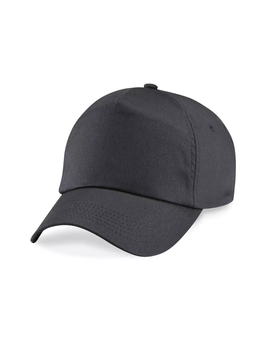 Gorra Beisbolera de color gris oscuro ideal para personalizar con tu marca