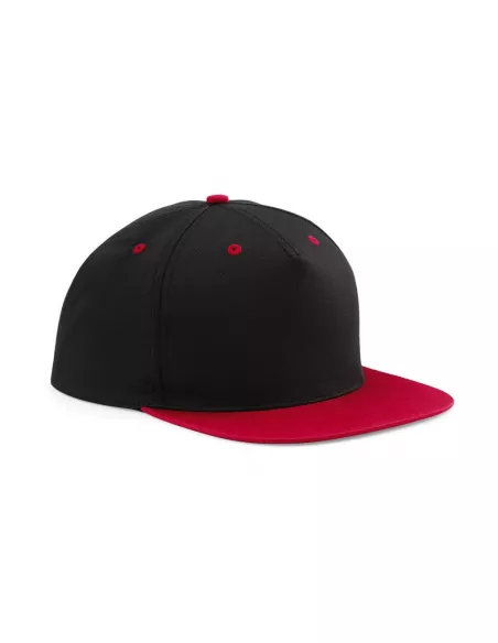 gorra plana personalizada roja