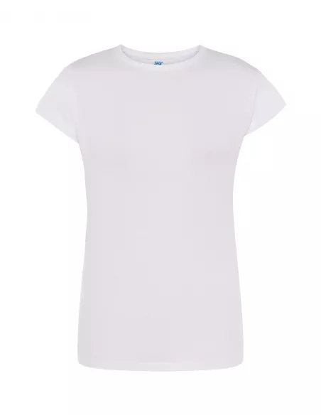 Comprar Camiseta pico SUBLI COMFORT V-NECK LADY Blanca Chica, Talla S. en