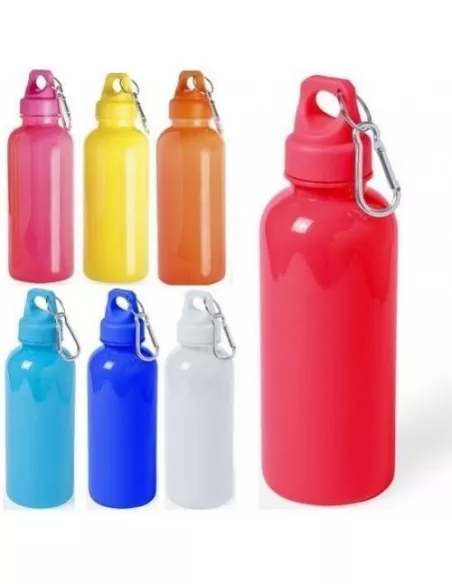 Botella de plástico personalizada con logo