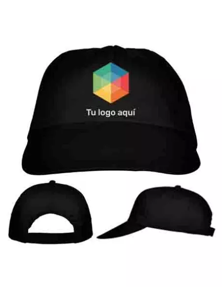 gorra publicitaria con logo bordado