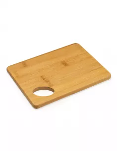 Kit de Cocina tabla para picar 5 piezas madera y acero PROMOCIONAL