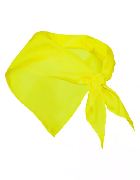 Pañuelo Triangular Personalizado de color amarillo para personalizar