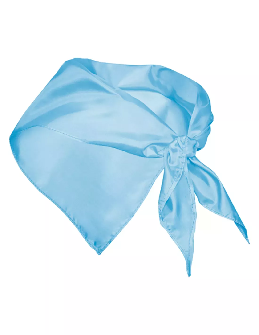 Pañuelo Triangular Personalizado de color azul celeste para personalizar con tu logo