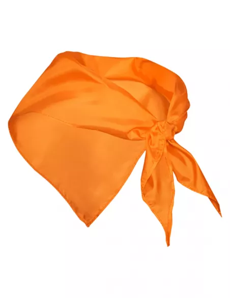 Pañuelo Triangular Personalizado de color naranja para estampar tu diseño