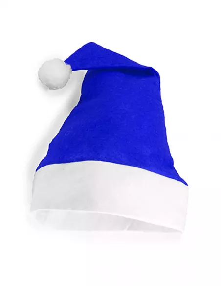 gorro de navidad personalizado de color azul