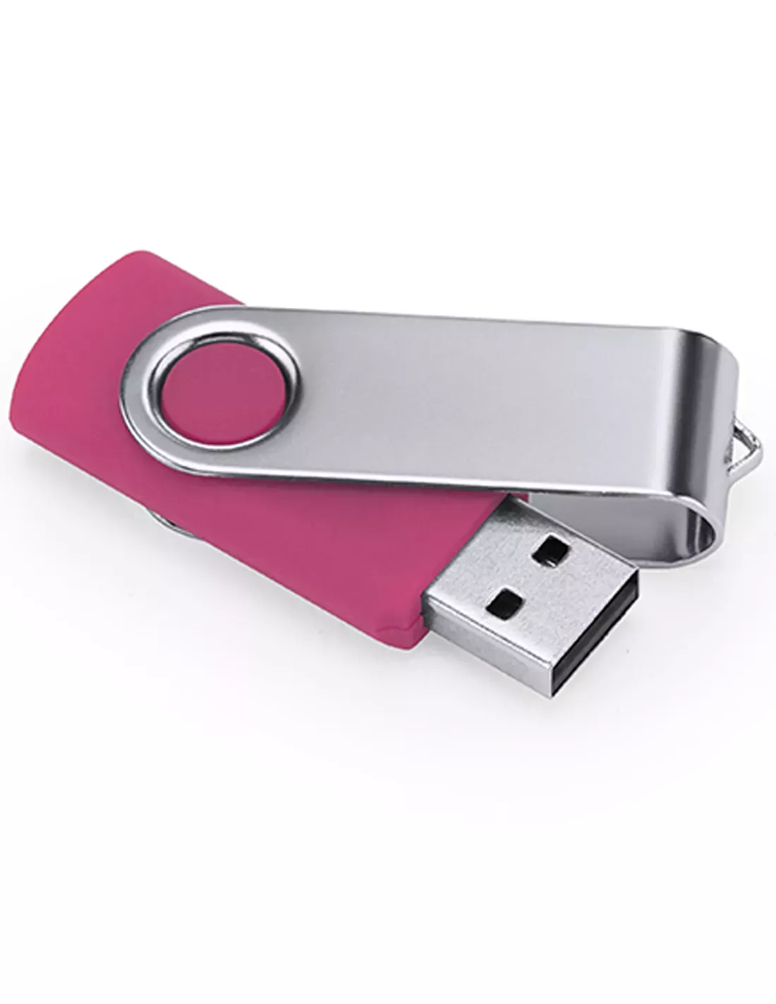 Pendrive personalizable de ABS y clip de aluminio 16GB/32GB MARVIN (fucsia) (Memoria USB)