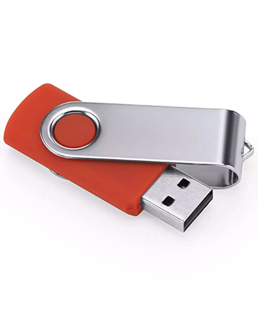 Pendrive personalizable de ABS y clip de aluminio 16GB/32GB MARVIN (rojo) (Memoria USB)