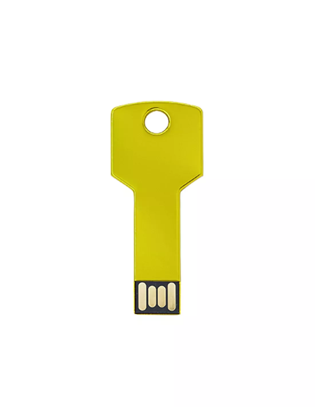 Pendrive extraplano (memoria USB) personalizado, formato llave  16GB CYCLON color (amarillo)