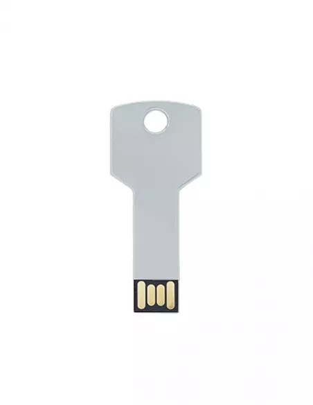 Pendrive extraplano (memoria USB) personalizado, formato llave  16GB CYCLON color  (plata)