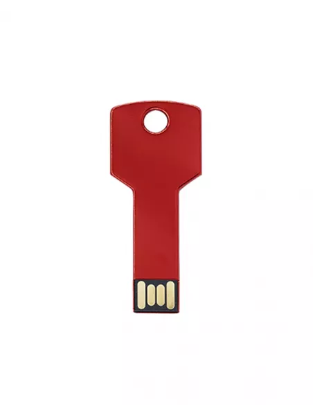 Pendrive extraplano (memoria USB) personalizado, formato llave  16GB CYCLON color (Rojo)