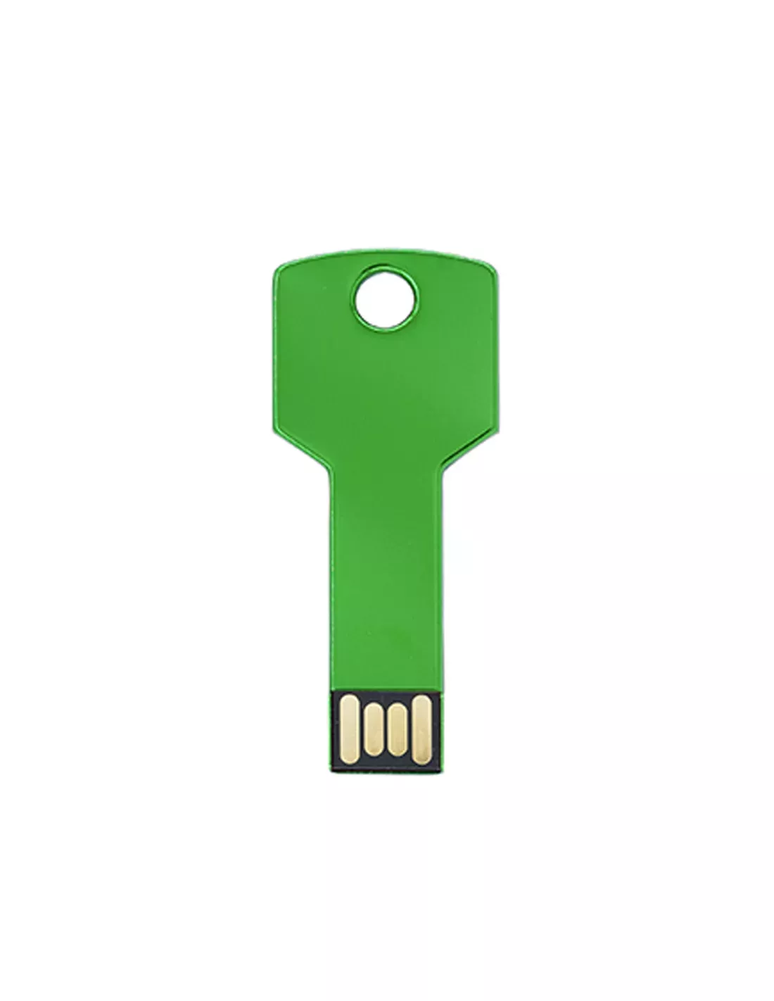 Pendrive extraplano (memoria USB) personalizado, formato llave  16GB CYCLON color (Verde helecho)