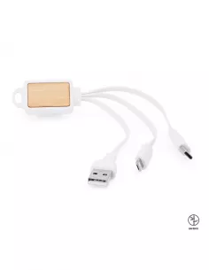 Cable cargador USB  3 en 1...