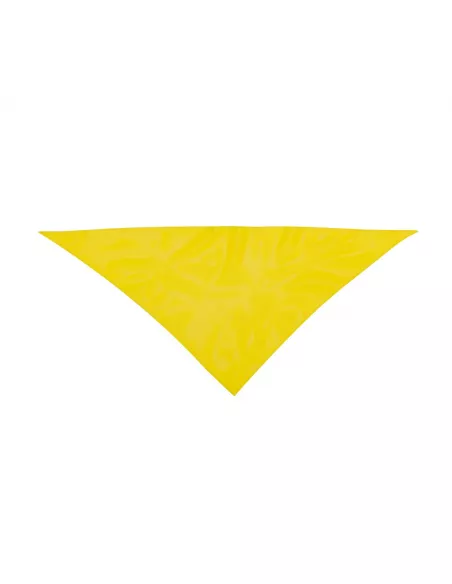 Pañoleta Triangular Personalizada de color amarillo