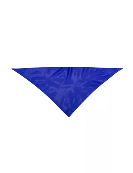 Pañoleta Triangular Personalizada de color azul con tu logo impreso