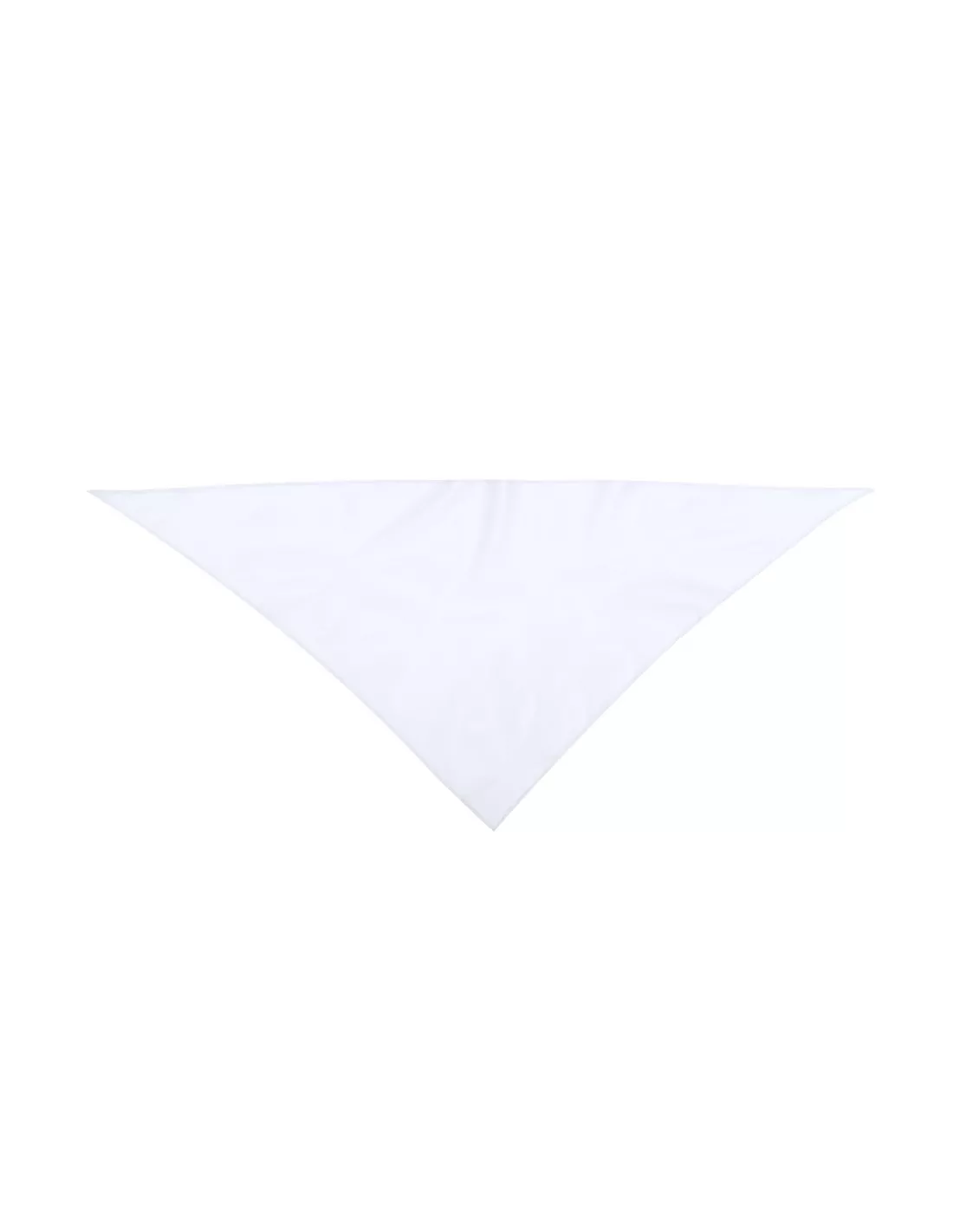 Pañoleta Triangular Personalizada de color blanco, para personalizar con tu logo
