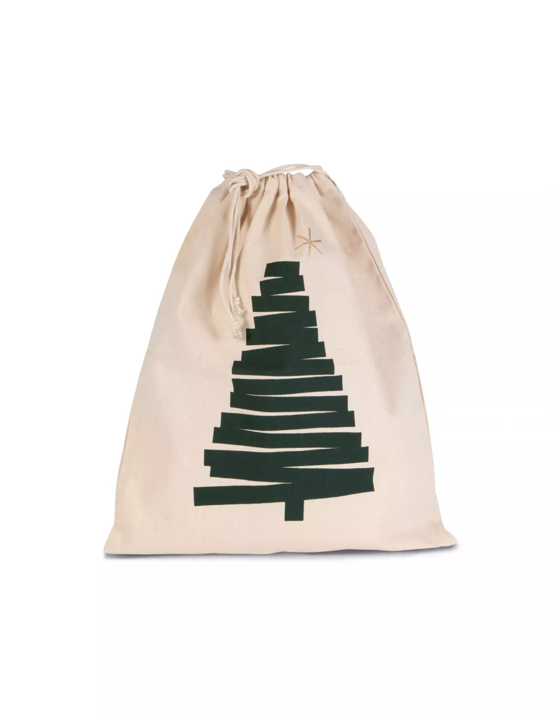 Bolsa algodón con diseño de pino...