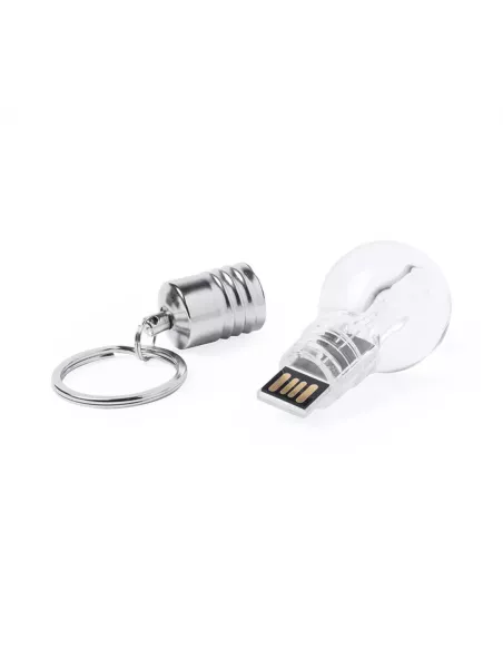Pendrive USB en forma de Bombilla 8GB / 16GB que se ilumina al conectarlo al puerto USB, viene con llavero incluido
