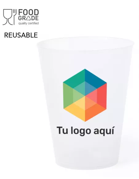vaso de plastico personalizado