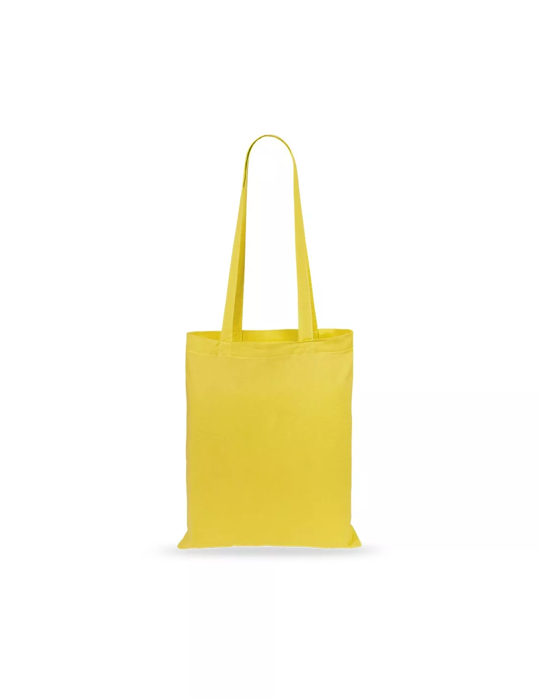 Bolsa de algodón personalizada amarilla