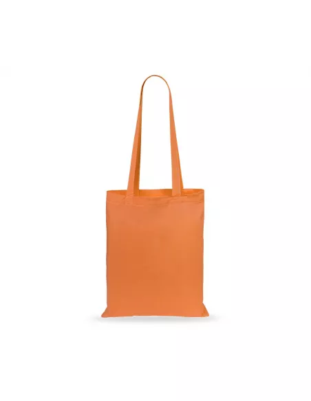 Bolsa de algodón personalizada naranja