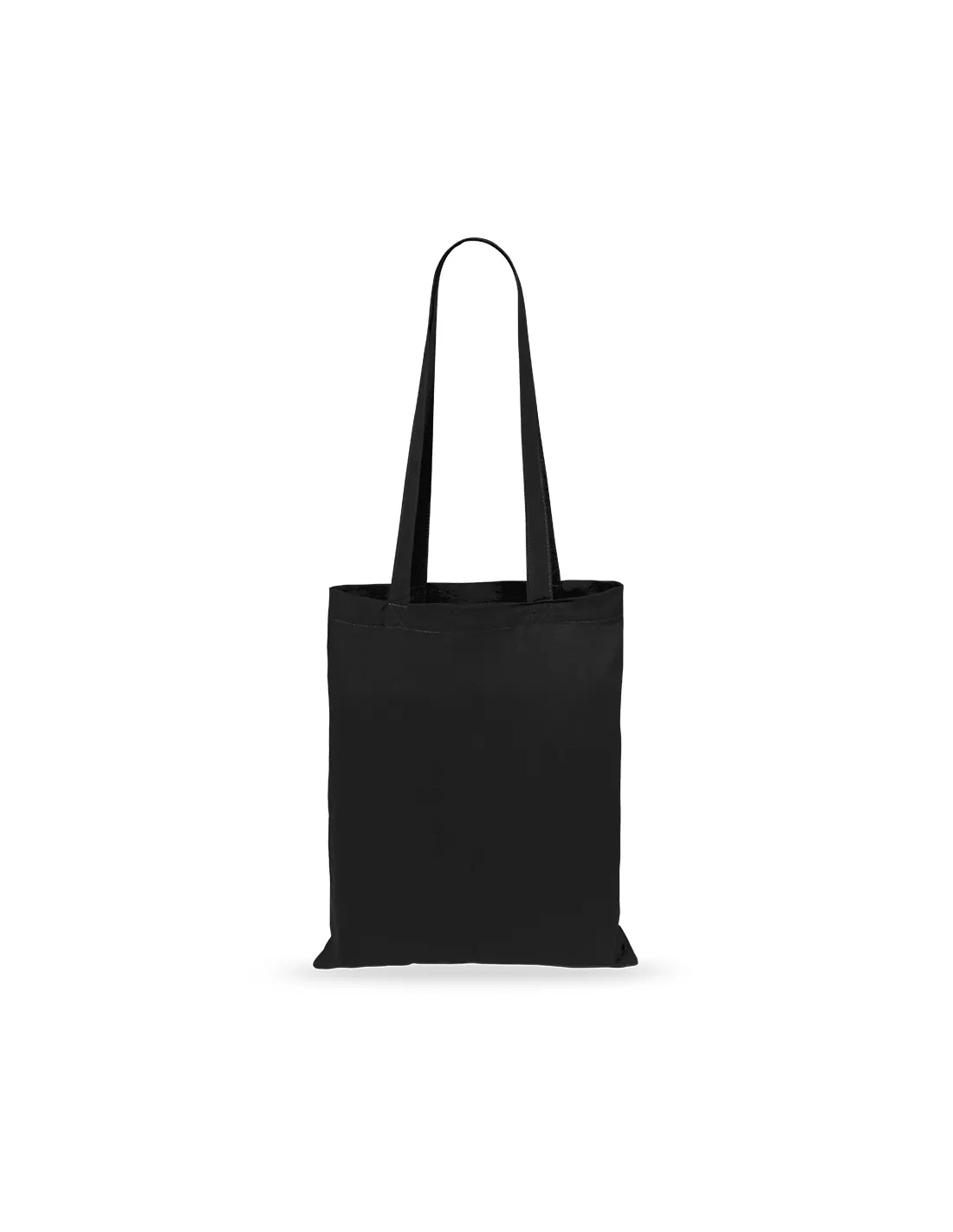 Bolsa de algodón personalizada negra