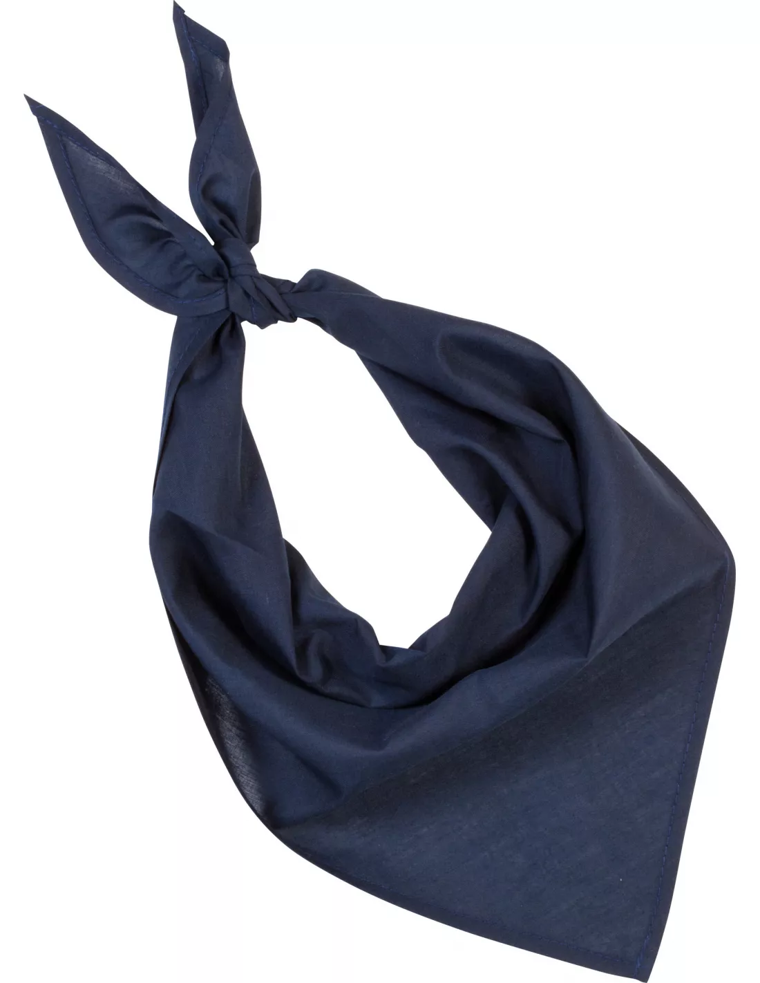 Pañuelo de cuello personalizado azul marino para imprimir con tu logp