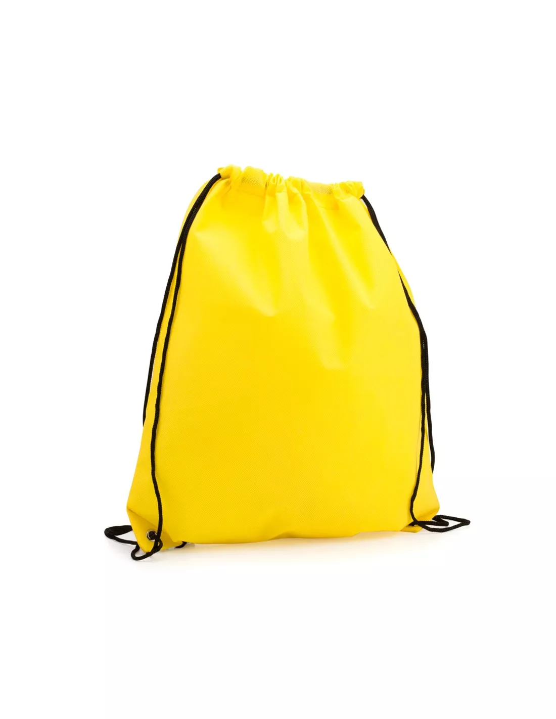 mochila de cuerdas amarilla personalizada